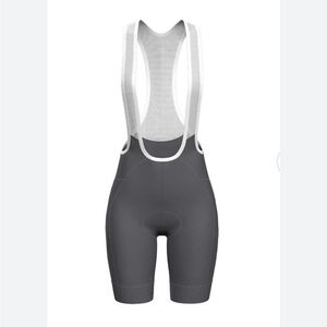 Wulibike Men's Black & White Cargo Cycling Bib Shorts size Small New